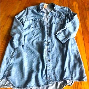 Philosophy denim shirt dress